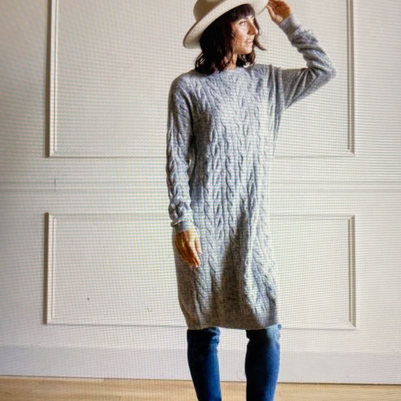 Vero Moda Cable dress Heather NWT Sz XL - Picture 7 of 11